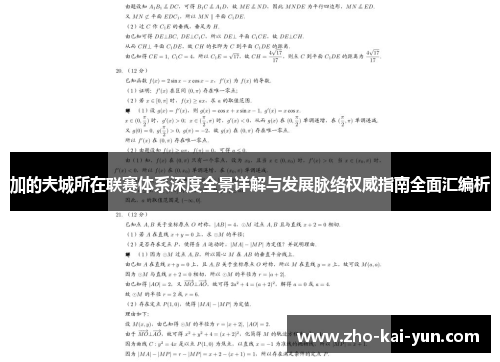 加的夫城所在联赛体系深度全景详解与发展脉络权威指南全面汇编析 加的夫城所在联赛体系深度全景详解与发展脉络权威指南全面汇编析